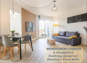 *T3*Toulouse Purpan+Parking+Piscine